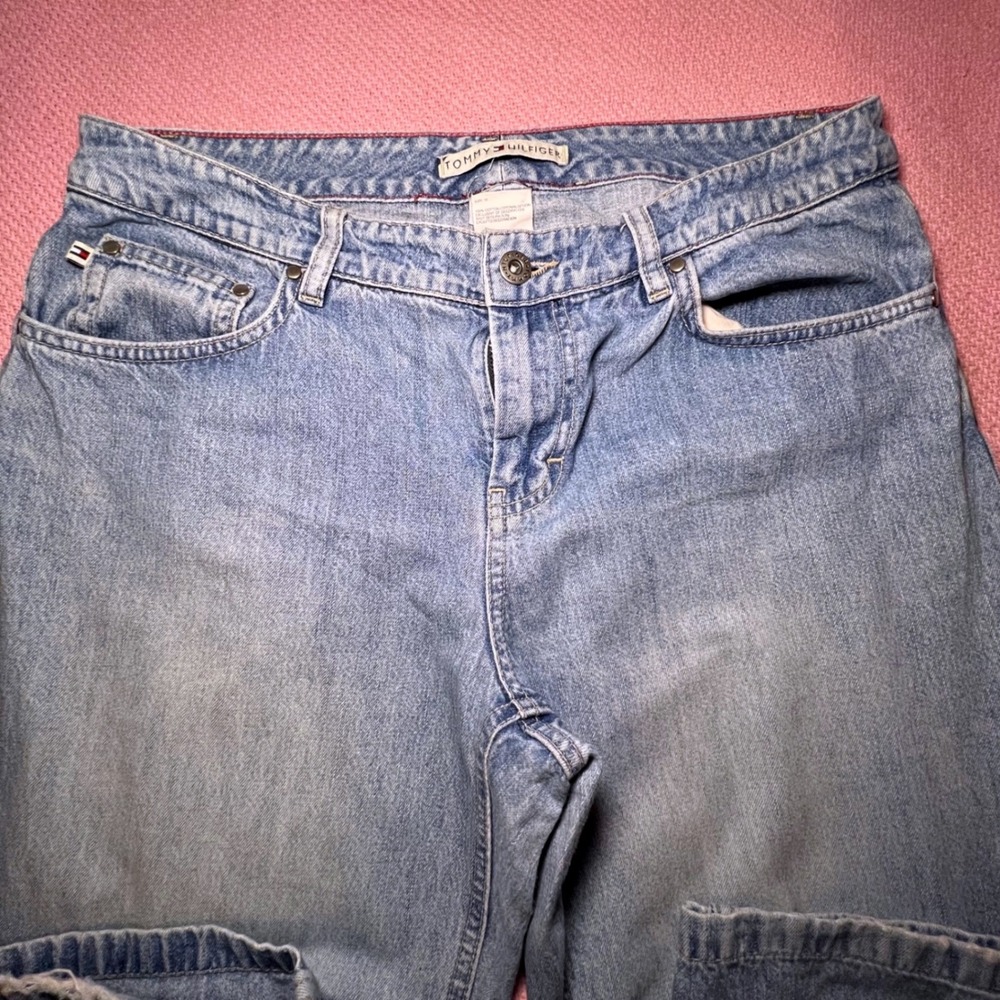 Vintage Tommy Hilfiger Light Wash Straight Leg Denim Jeans Womens Size 10 Blue - Picture 4 of 8